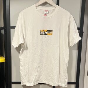 Supreme Brooklyn Box Logo Tee White T shirt Men's Size XL USA